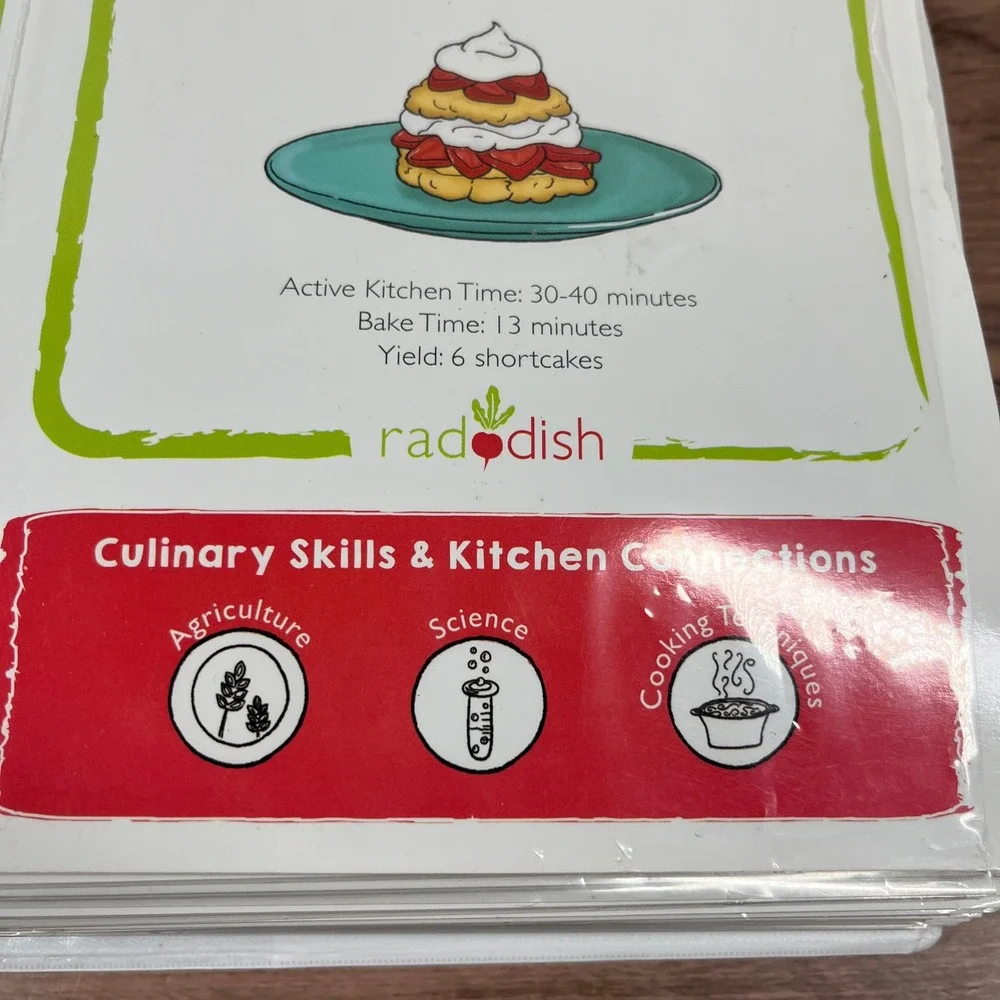 Raddish Kids Cooking Recipe Cards 120pc Set Kids Multi Activity Skills Binder